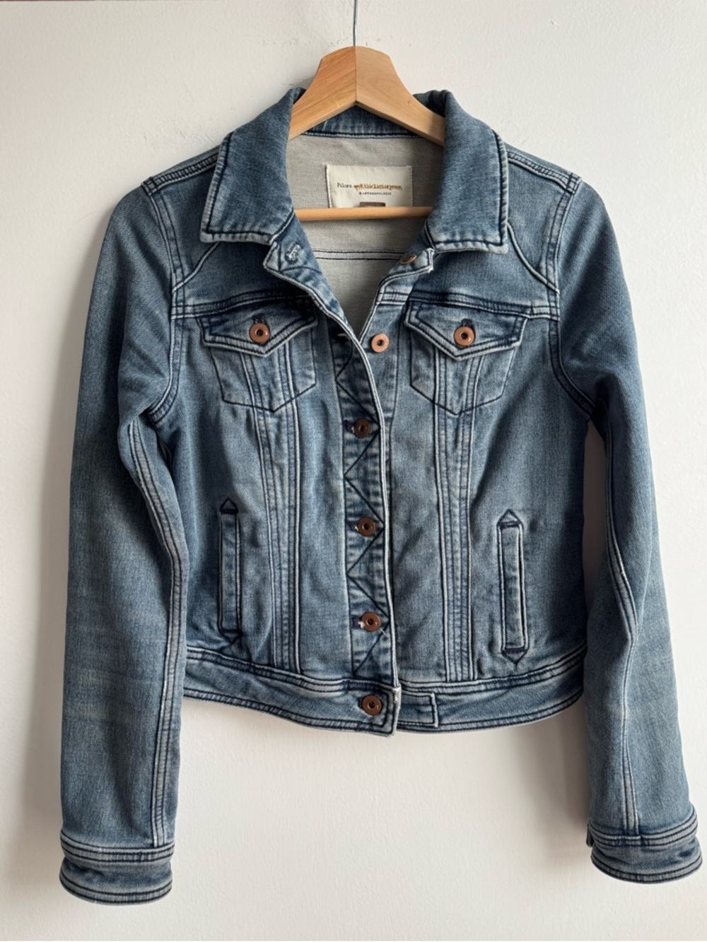 Anthropologie Pilcro Classic Denim Jean Jacket in Wash